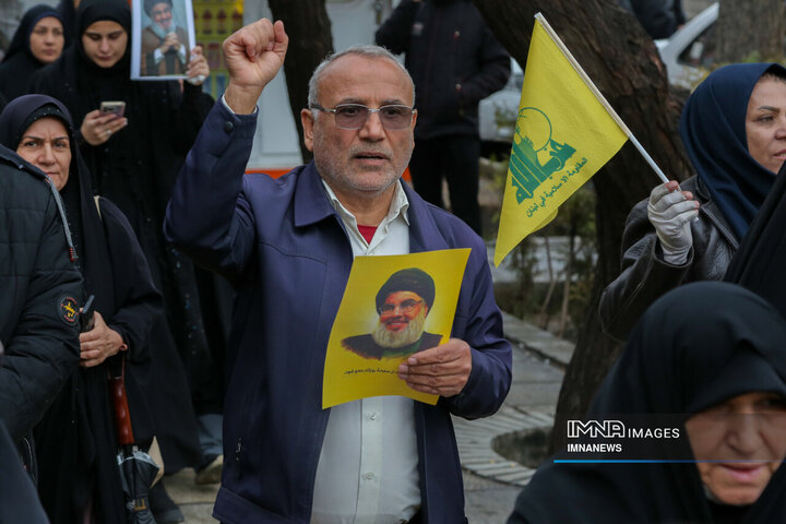 اجتماع مردمی «لبیک یا نصرالله» در شیراز