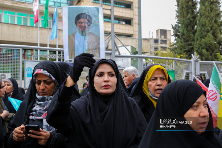 اجتماع مردمی «لبیک یا نصرالله» در شیراز