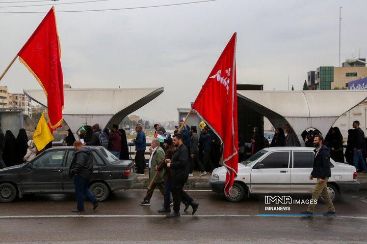 اجتماع مردمی «لبیک یا نصرالله» در شیراز