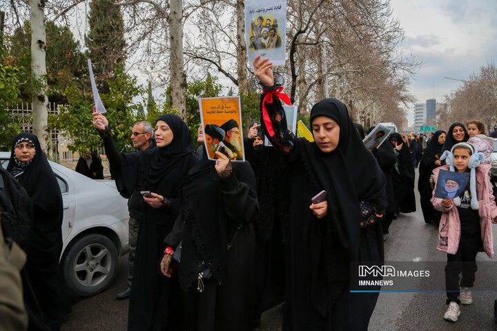 اجتماع مردمی «لبیک یا نصرالله» در شیراز
