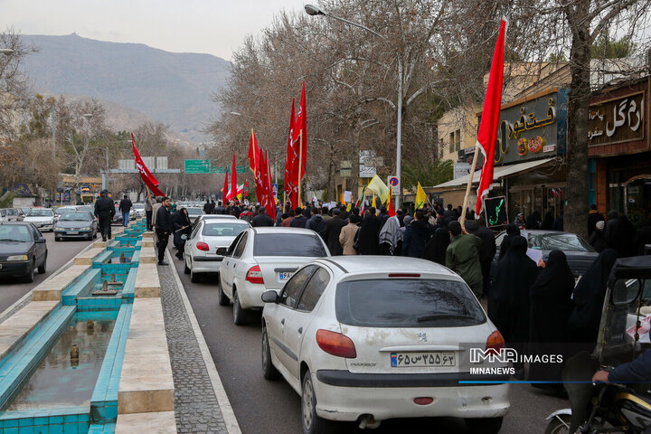 اجتماع مردمی «لبیک یا نصرالله» در شیراز