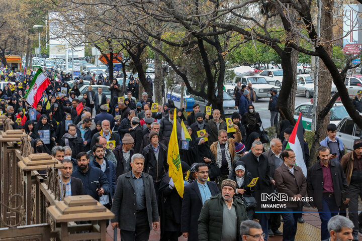 اجتماع مردمی «لبیک یا نصرالله» در شیراز