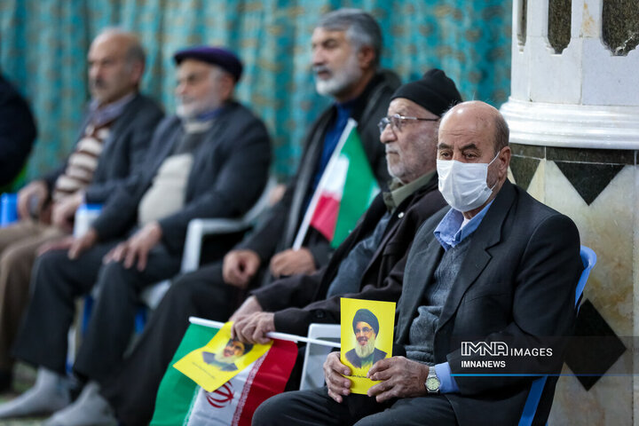 اجتماع مردمی «لبیک یا نصرالله» در شهرکرد