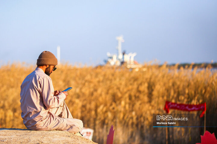 راهیان نور در یادمان نهر خین