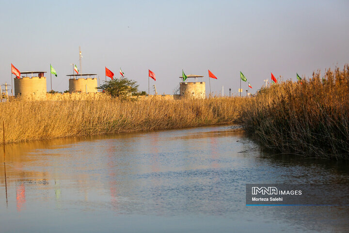 راهیان نور در یادمان نهر خین