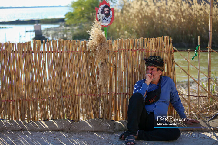 راهیان نور در یادمان نهر خین