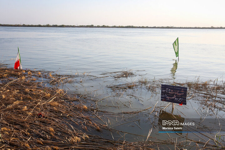 راهیان نور در یادمان نهر خین