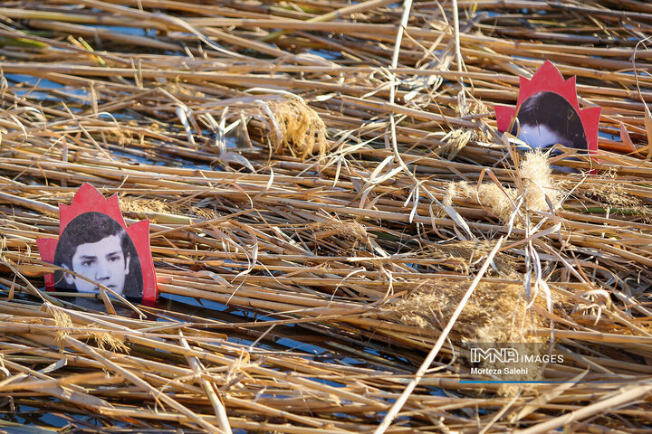 راهیان نور در یادمان نهر خین