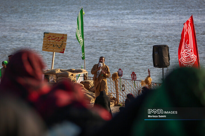 راهیان نور در یادمان نهر خین