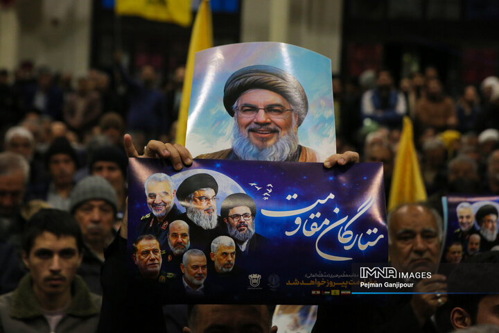 مراسم بزرگداشت تشییع و خاکسپاری دبیر کل فقید حزب الله لبنان در اصفهان