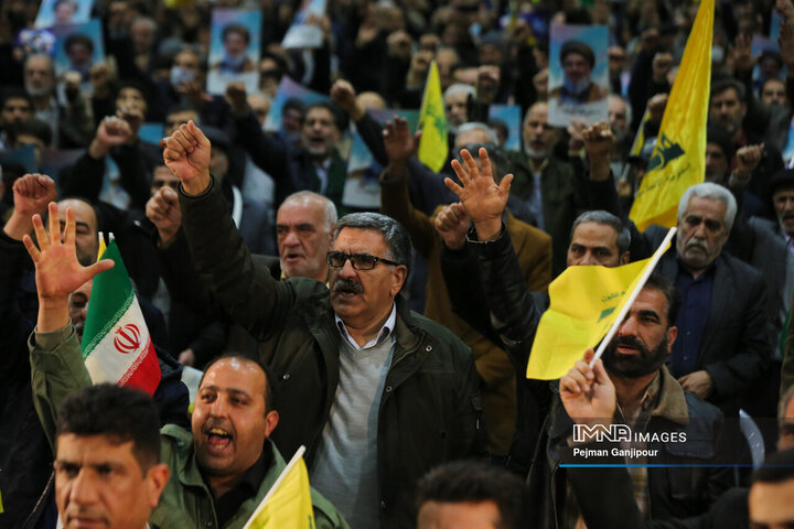 مراسم بزرگداشت تشییع و خاکسپاری دبیر کل فقید حزب الله لبنان در اصفهان