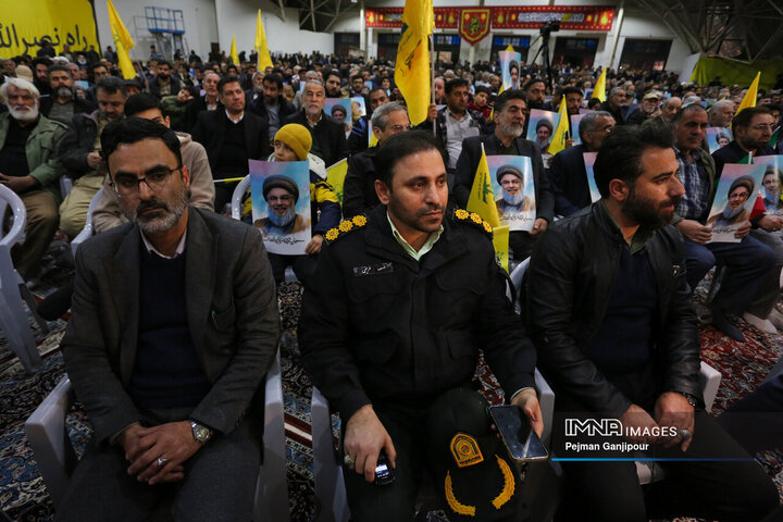 مراسم بزرگداشت تشییع و خاکسپاری دبیر کل فقید حزب الله لبنان در اصفهان