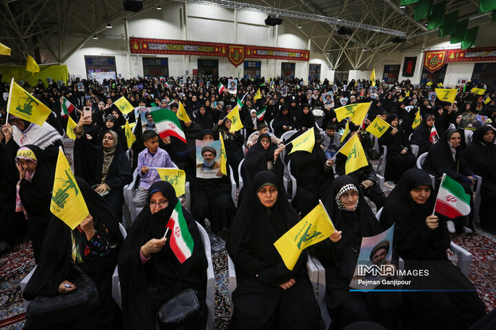 مراسم بزرگداشت تشییع و خاکسپاری دبیر کل فقید حزب الله لبنان در اصفهان