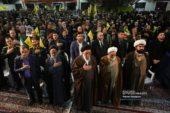 مراسم بزرگداشت تشییع و خاکسپاری دبیر کل فقید حزب الله لبنان در اصفهان