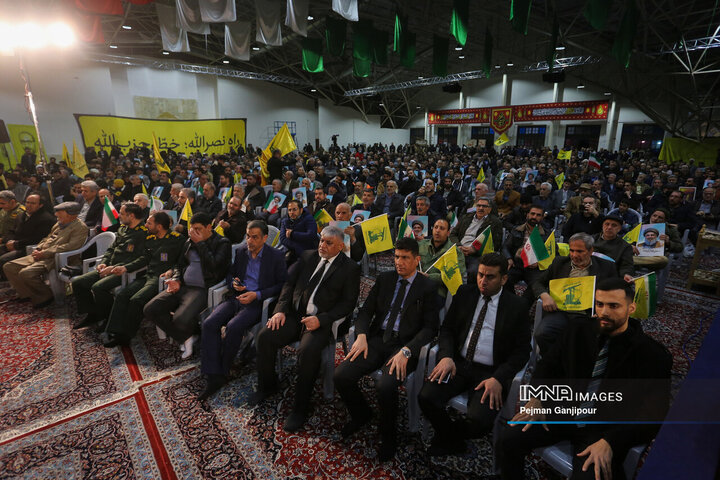 مراسم بزرگداشت تشییع و خاکسپاری دبیر کل فقید حزب الله لبنان در اصفهان