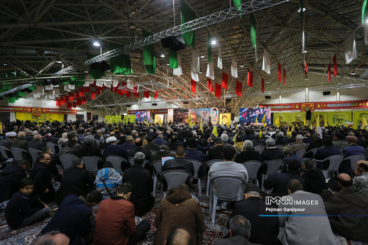 مراسم بزرگداشت تشییع و خاکسپاری دبیر کل فقید حزب الله لبنان در اصفهان