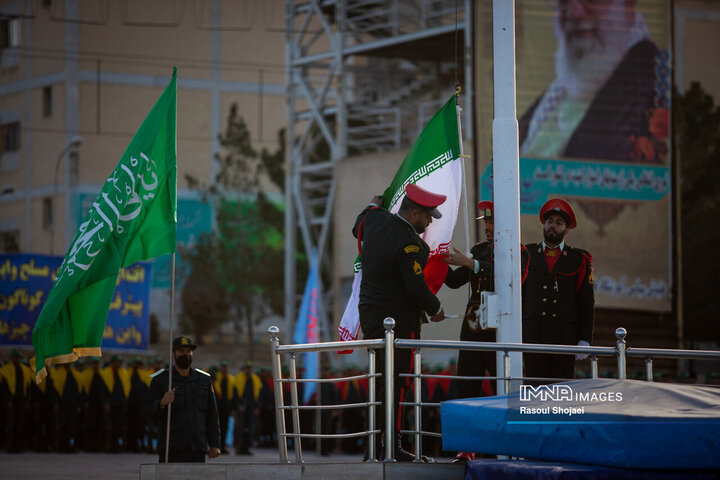 مراسم دانش آموختگی فراگیران درجه داری مرکز آموزش شهید بهشتی اصفهان