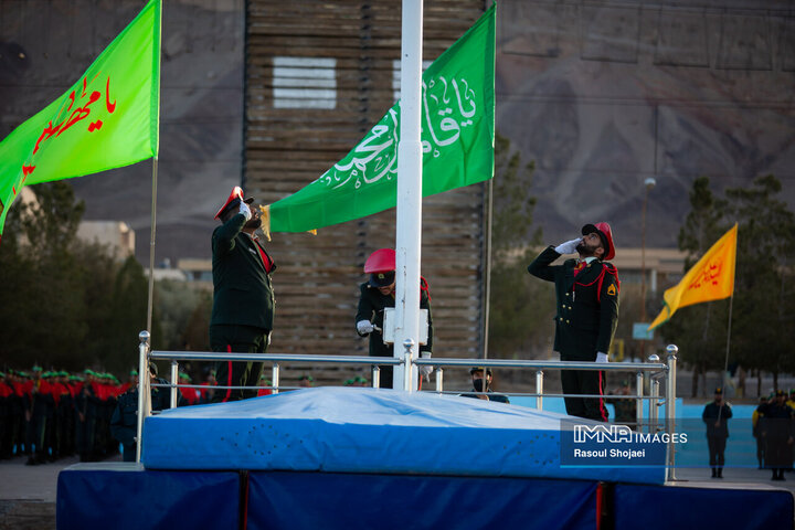 مراسم دانش آموختگی فراگیران درجه داری مرکز آموزش شهید بهشتی اصفهان