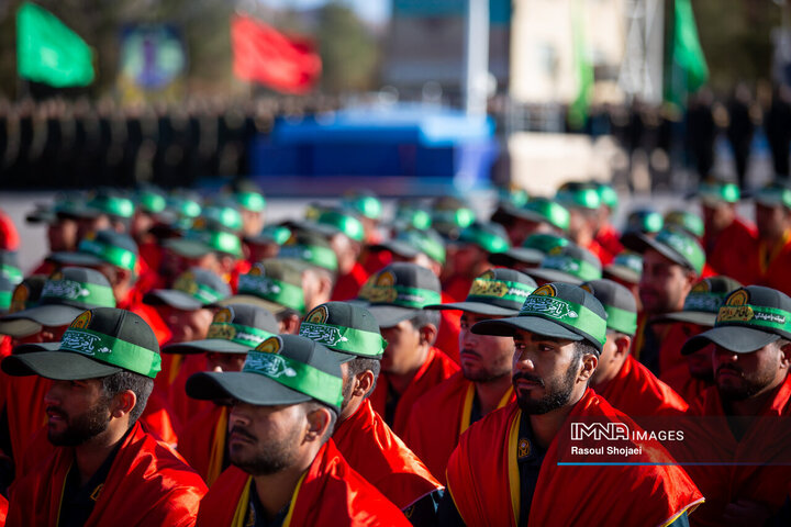 مراسم دانش آموختگی فراگیران درجه داری مرکز آموزش شهید بهشتی اصفهان