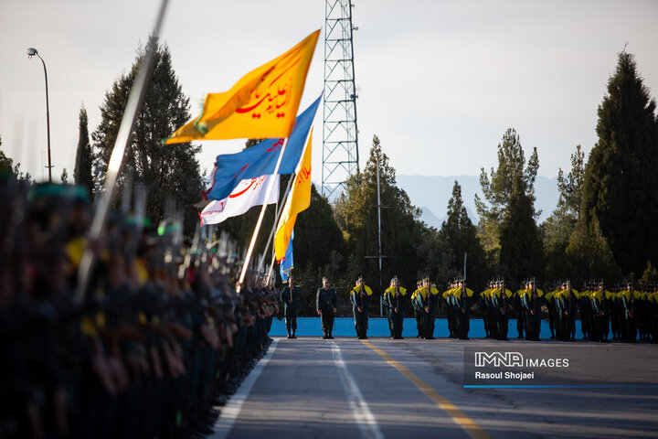 مراسم دانش آموختگی فراگیران درجه داری مرکز آموزش شهید بهشتی اصفهان