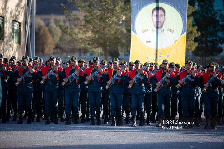 مراسم دانش آموختگی فراگیران درجه داری مرکز آموزش شهید بهشتی اصفهان