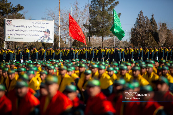 مراسم دانش آموختگی فراگیران درجه داری مرکز آموزش شهید بهشتی اصفهان