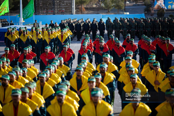 مراسم دانش آموختگی فراگیران درجه داری مرکز آموزش شهید بهشتی اصفهان