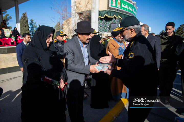 مراسم دانش آموختگی فراگیران درجه داری مرکز آموزش شهید بهشتی اصفهان