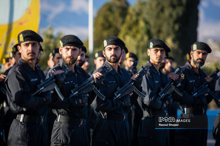 مراسم دانش آموختگی فراگیران درجه داری مرکز آموزش شهید بهشتی اصفهان