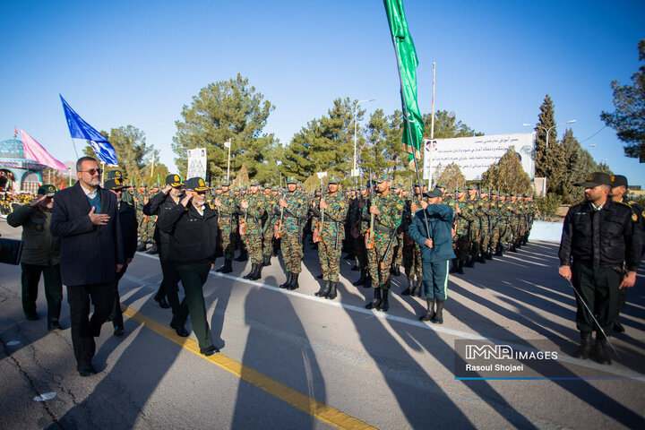 مراسم دانش آموختگی فراگیران درجه داری مرکز آموزش شهید بهشتی اصفهان