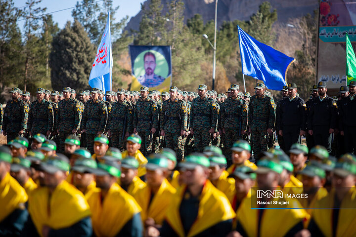 مراسم دانش آموختگی فراگیران درجه داری مرکز آموزش شهید بهشتی اصفهان