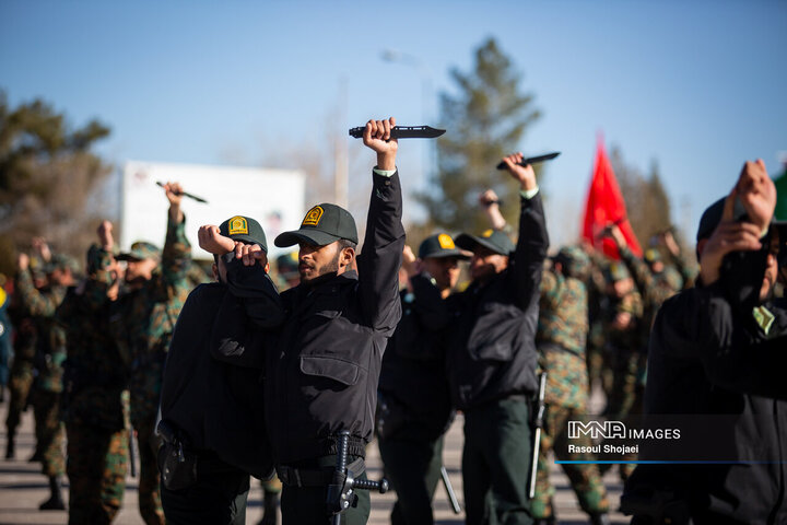 مراسم دانش آموختگی فراگیران درجه داری مرکز آموزش شهید بهشتی اصفهان