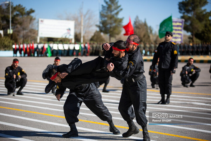 مراسم دانش آموختگی فراگیران درجه داری مرکز آموزش شهید بهشتی اصفهان