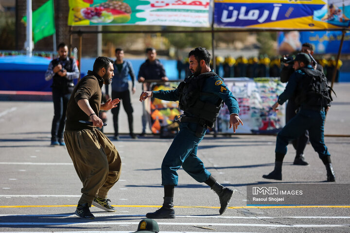 مراسم دانش آموختگی فراگیران درجه داری مرکز آموزش شهید بهشتی اصفهان