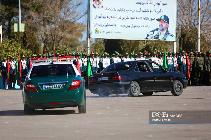 مراسم دانش آموختگی فراگیران درجه داری مرکز آموزش شهید بهشتی اصفهان