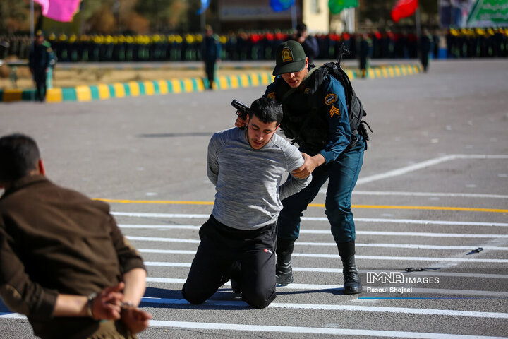 مراسم دانش آموختگی فراگیران درجه داری مرکز آموزش شهید بهشتی اصفهان