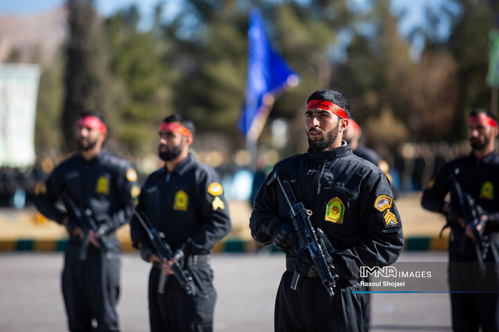 مراسم دانش آموختگی فراگیران درجه داری مرکز آموزش شهید بهشتی اصفهان