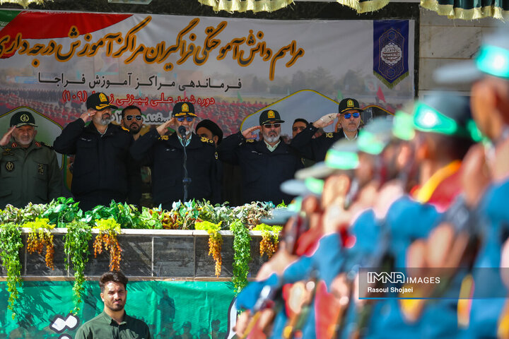 مراسم دانش آموختگی فراگیران درجه داری مرکز آموزش شهید بهشتی اصفهان