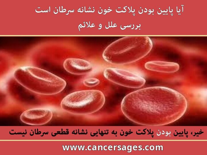 آیا پایین بودن پلاکت خون نشانه سرطان است؟ بررسی علل و علائم آیا پایین بودن پلاکت خون نشانه سرطان است؟ بررسی علل و علائم