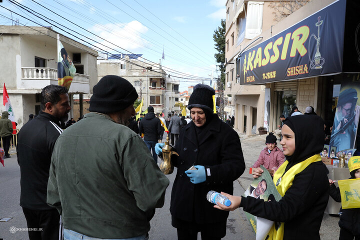 بدرقه باشکوه شهید سید حسن نصرالله در بیروت