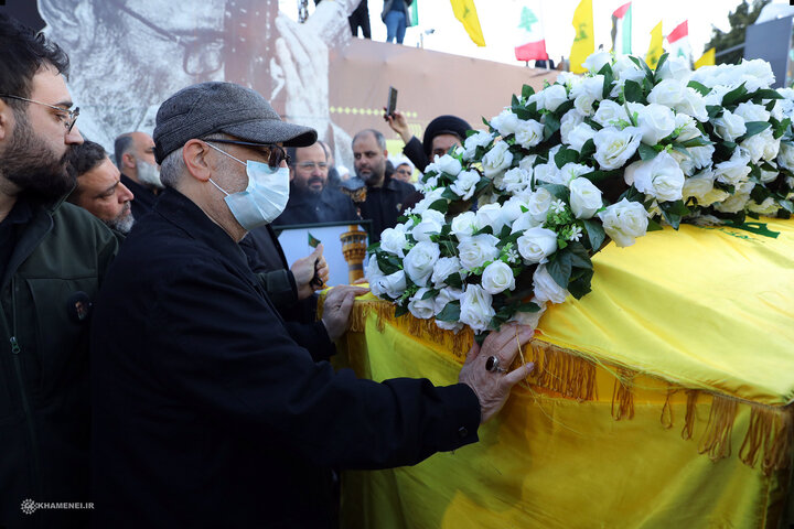 بدرقه باشکوه شهید سید حسن نصرالله در بیروت