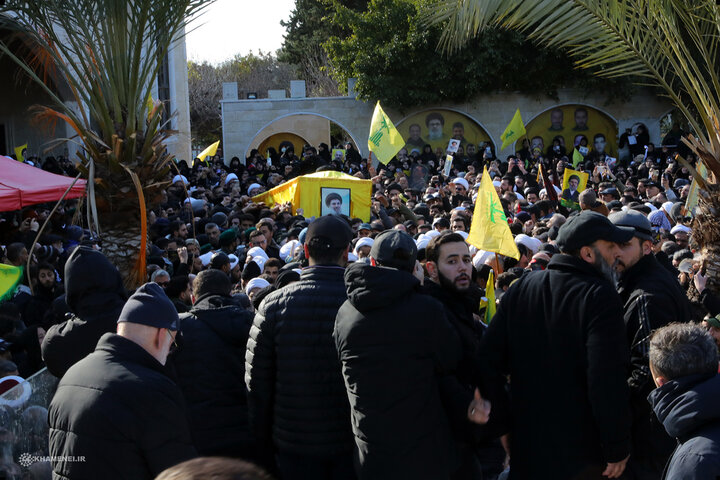 بدرقه باشکوه شهید سید حسن نصرالله در بیروت