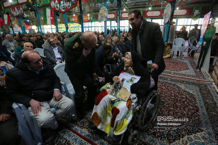 مراسم بزرگداشت سرداران شهید حاج حسین خرازی و عبدالرسول زرین