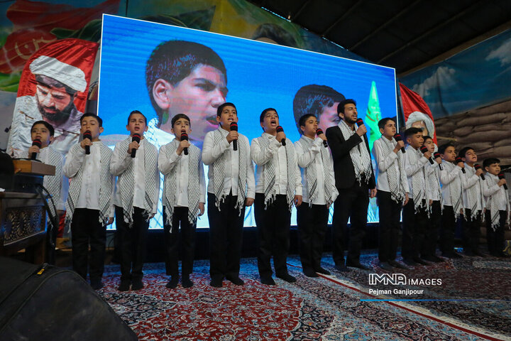 مراسم بزرگداشت سرداران شهید حاج حسین خرازی و عبدالرسول زرین