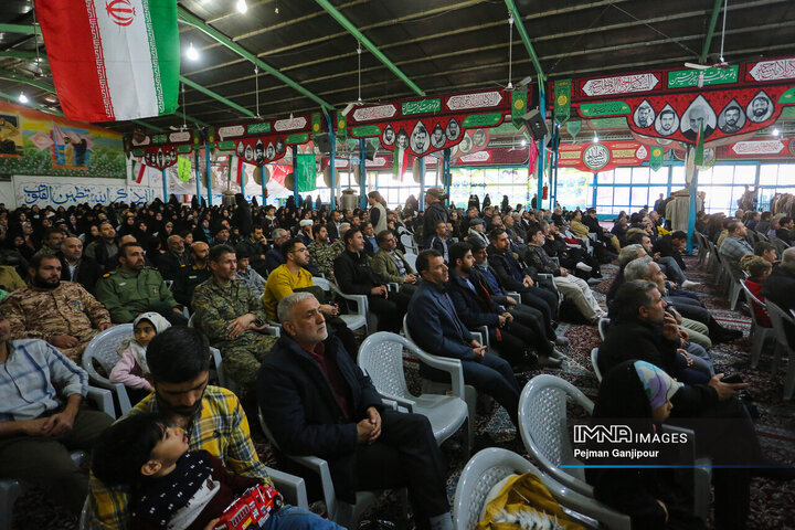 مراسم بزرگداشت سرداران شهید حاج حسین خرازی و عبدالرسول زرین