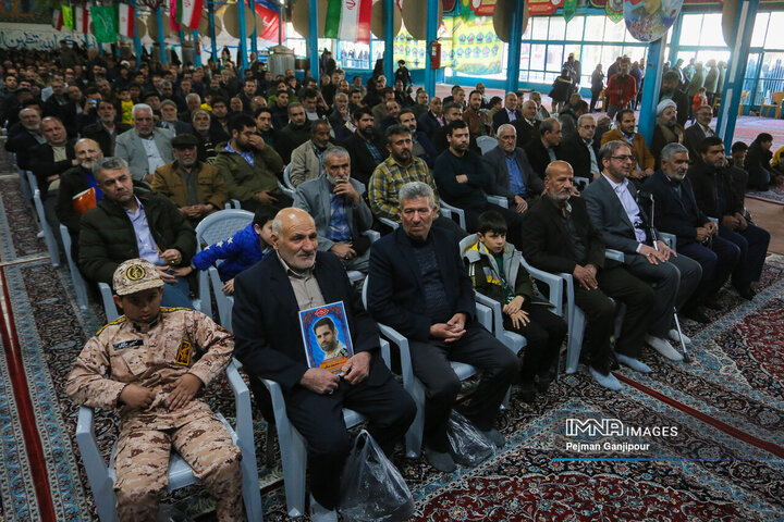 مراسم بزرگداشت سرداران شهید حاج حسین خرازی و عبدالرسول زرین