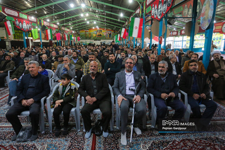 مراسم بزرگداشت سرداران شهید حاج حسین خرازی و عبدالرسول زرین