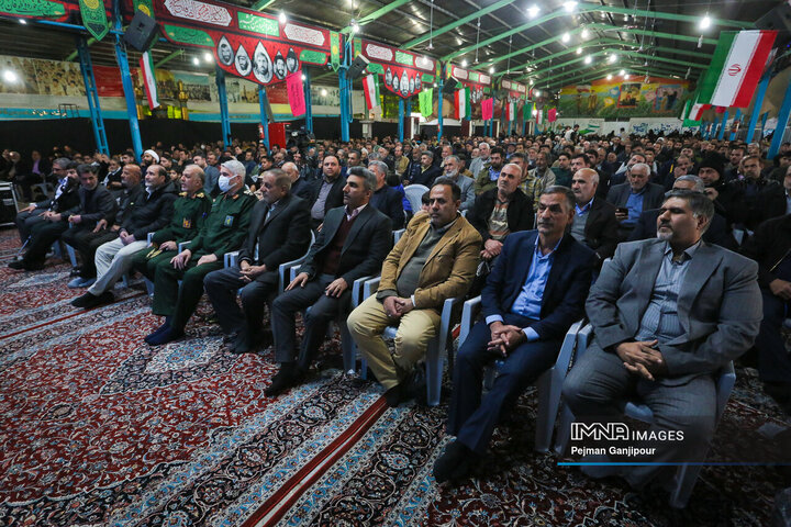 مراسم بزرگداشت سرداران شهید حاج حسین خرازی و عبدالرسول زرین