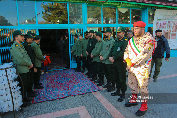 مراسم بزرگداشت سرداران شهید حاج حسین خرازی و عبدالرسول زرین