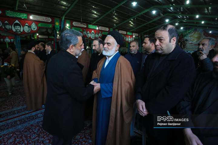 مراسم هفتمین روز درگذشت آیت‌الله مستجابی